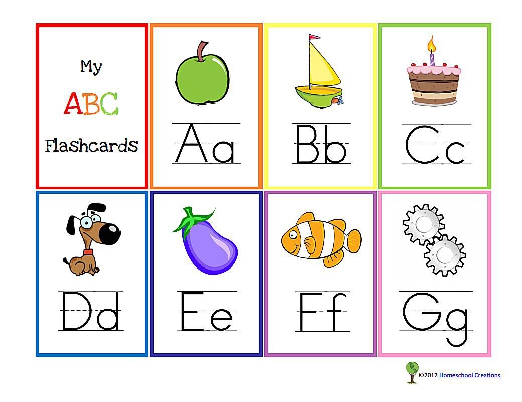 10 Sets Of Free Printable Alphabet Flashcards