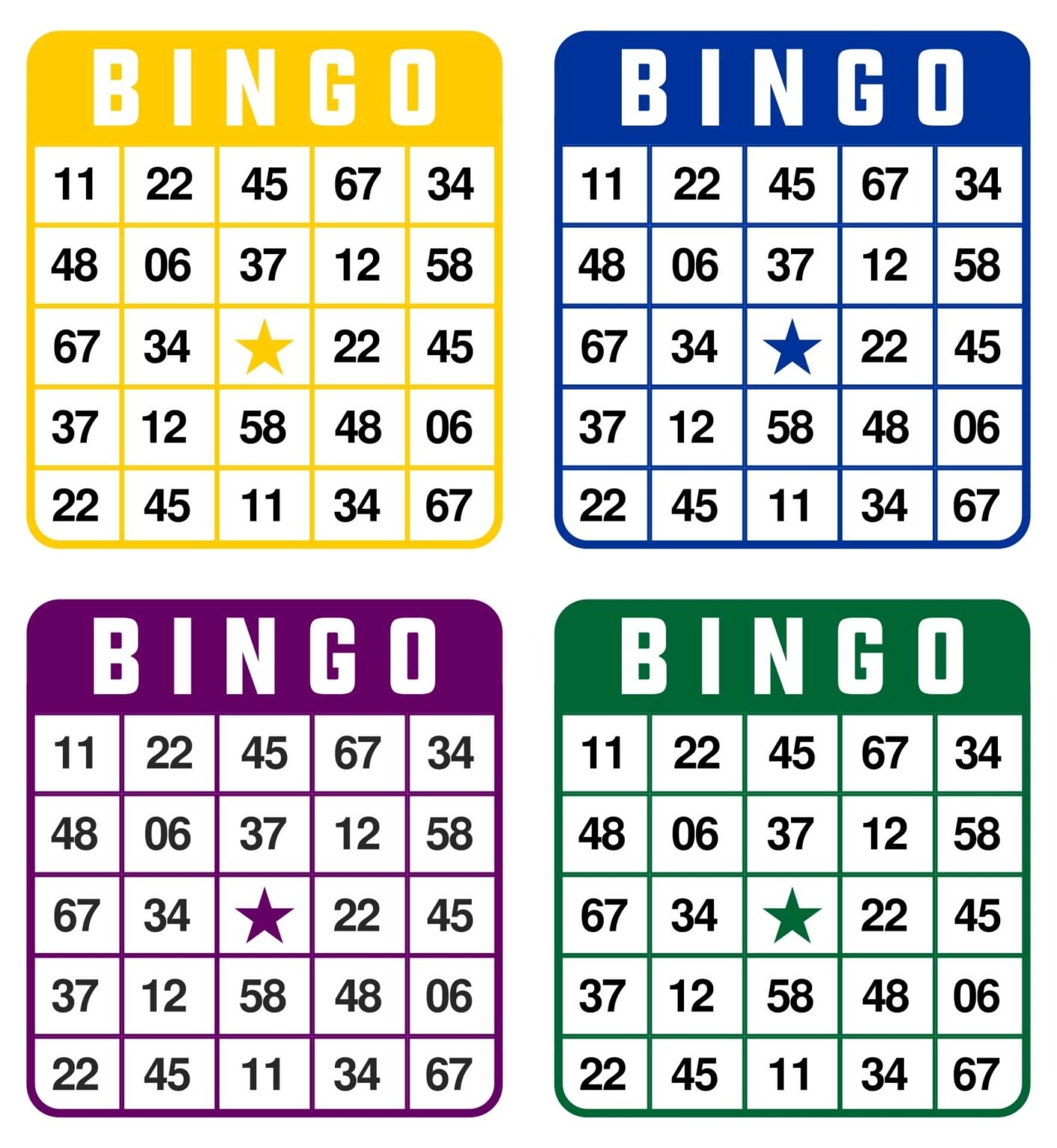 100 Free Printable Bingo Cards Printable JD