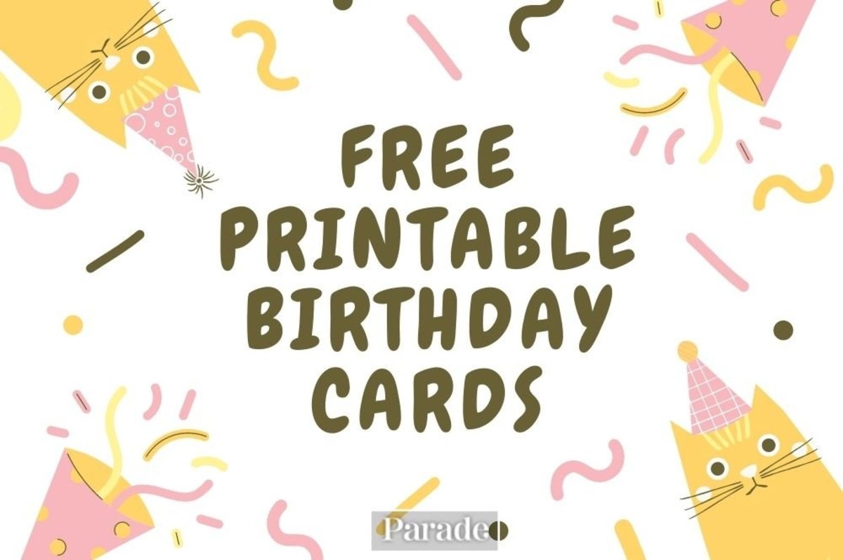20 Free Printable Birthday Cards Parade