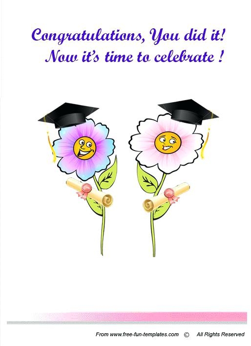 22 Charming Printable Graduation Cards Kitty Baby Love