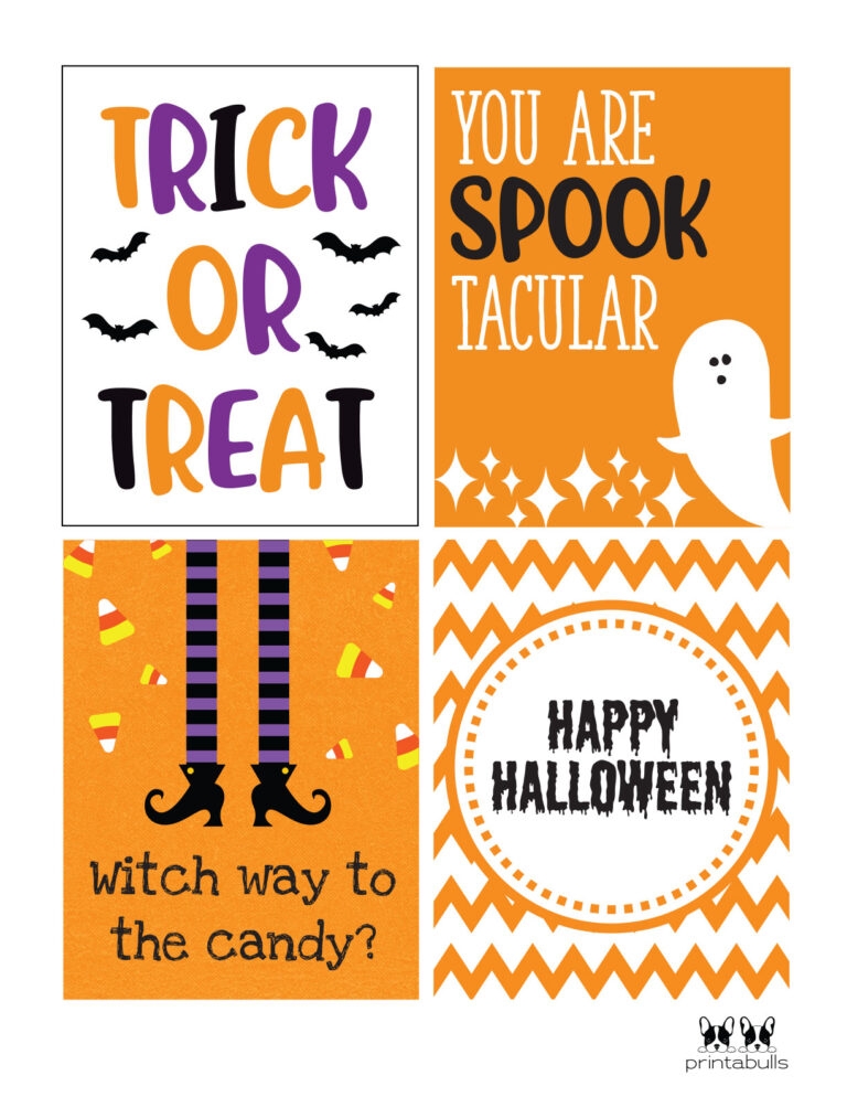 40 Free Printable Halloween Cards Printabulls