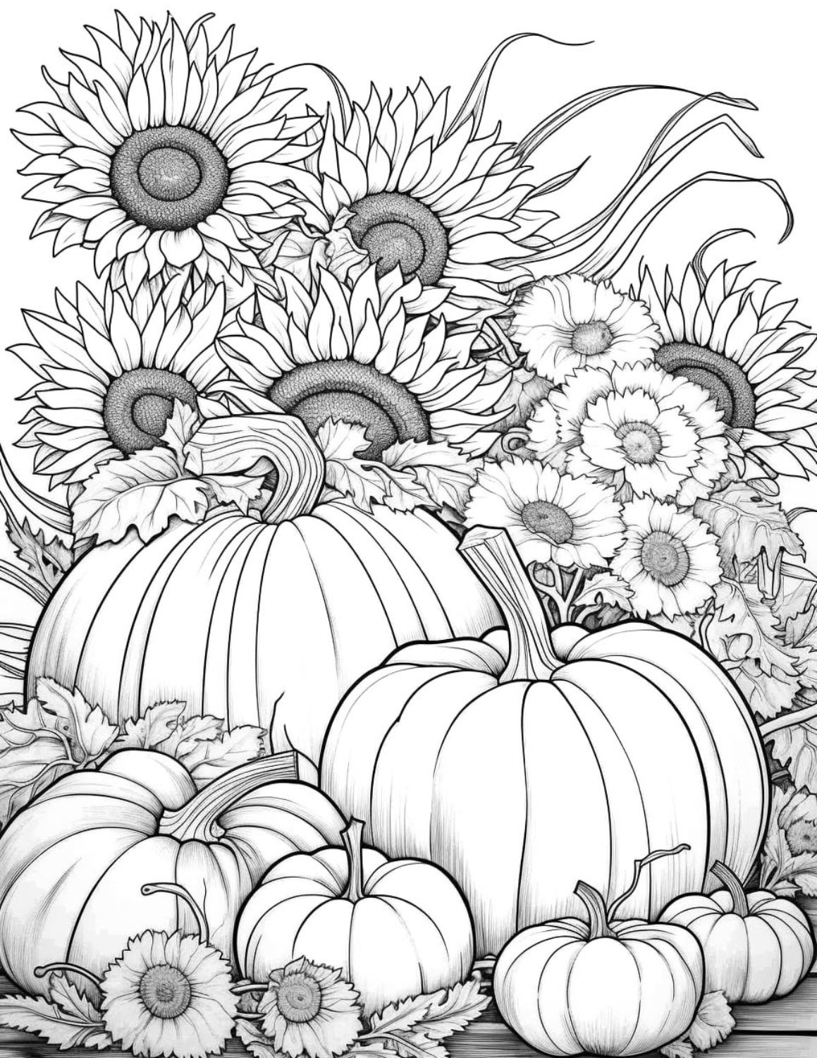 43 Pumpkin Coloring Pages For Kids And Adults Our Mindful Life