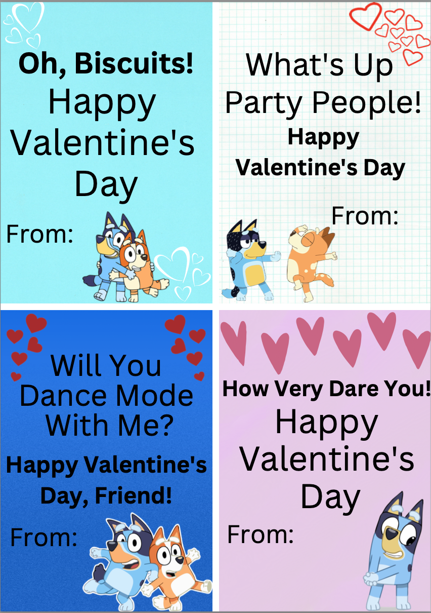 Bluey Valentines Cards Printable Printable Free Templates Bluey Valentines Cards Printable Printable Free Templates