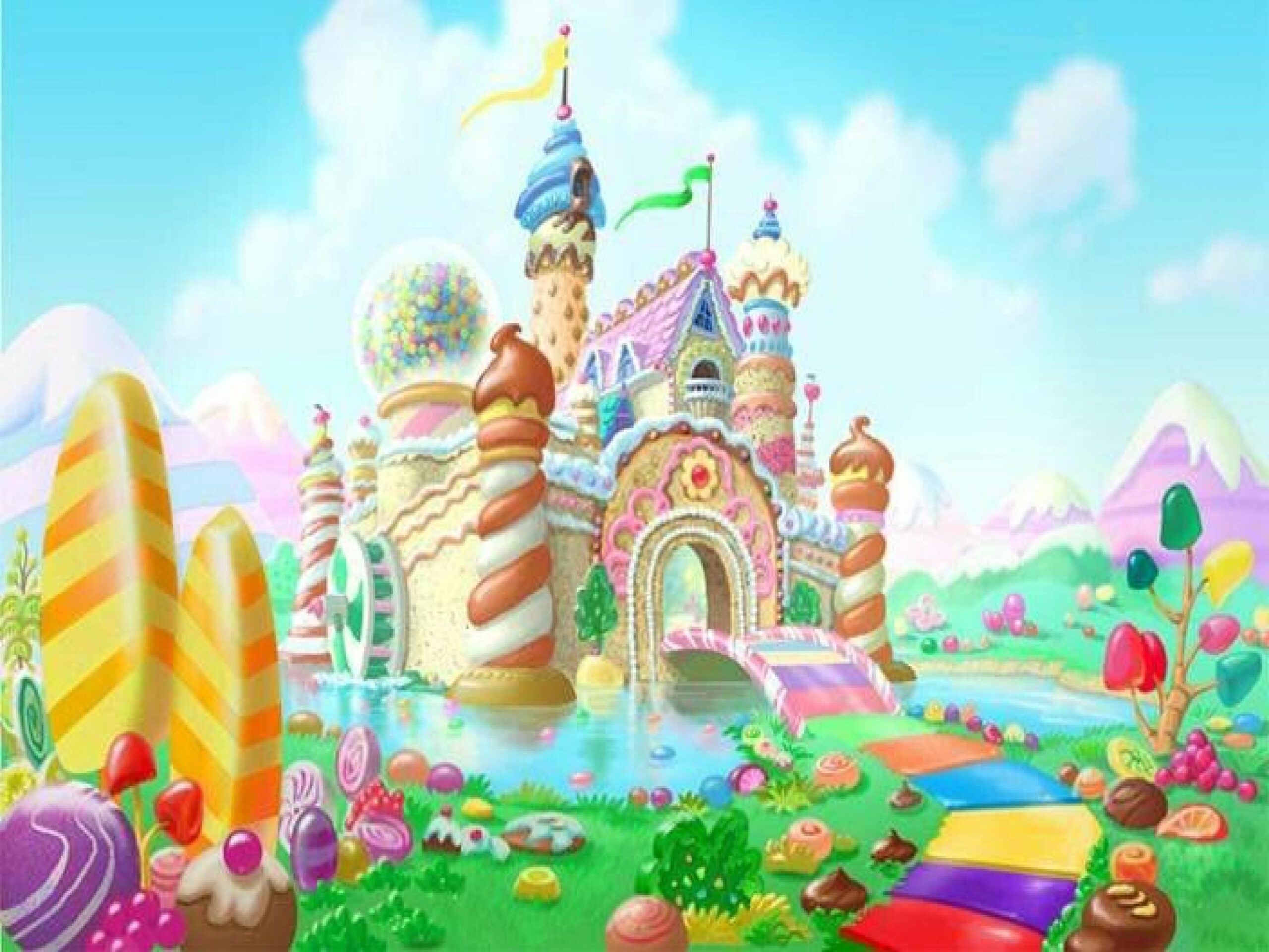 Candyland Castle Wallpapers Top Free Candyland Castle Backgrounds