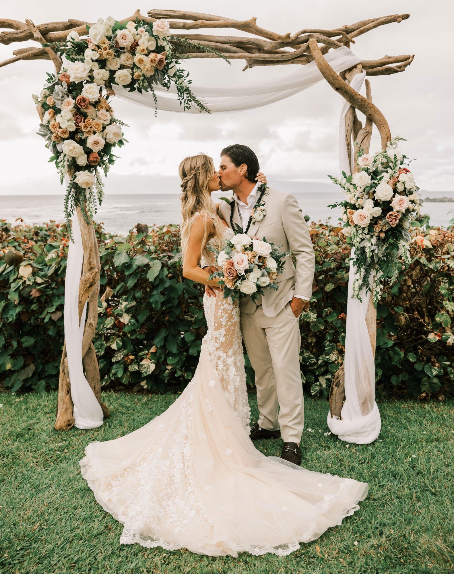 Christina Hall And Josh Hall Have Intimate Maui Wedding Celebration