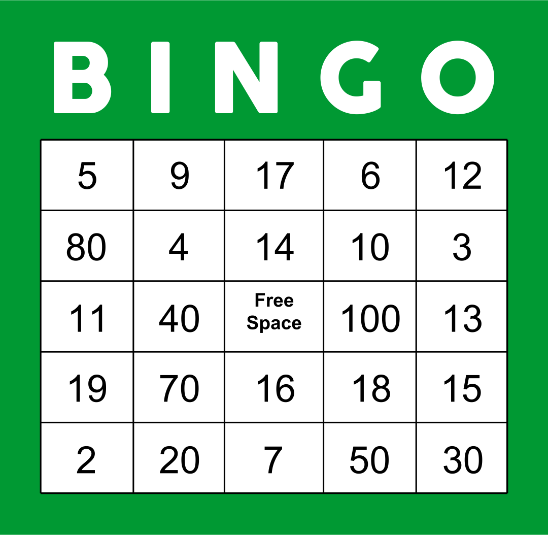Classic Bingo Cards 10 Free PDF Printables Printablee