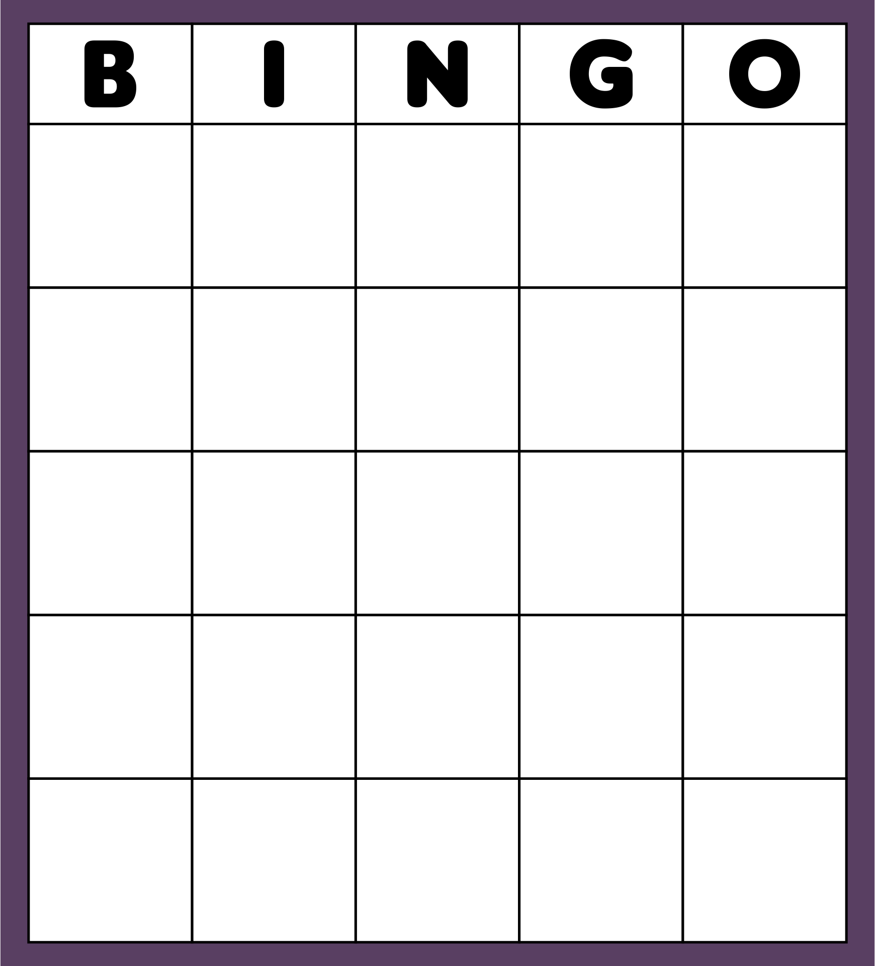 Custom Bingo Card Template 10 Free PDF Printables Printablee