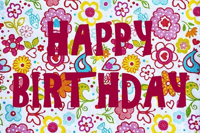 Download Happy Birthday Date Of Birth Congratulation Royalty Free Stock 