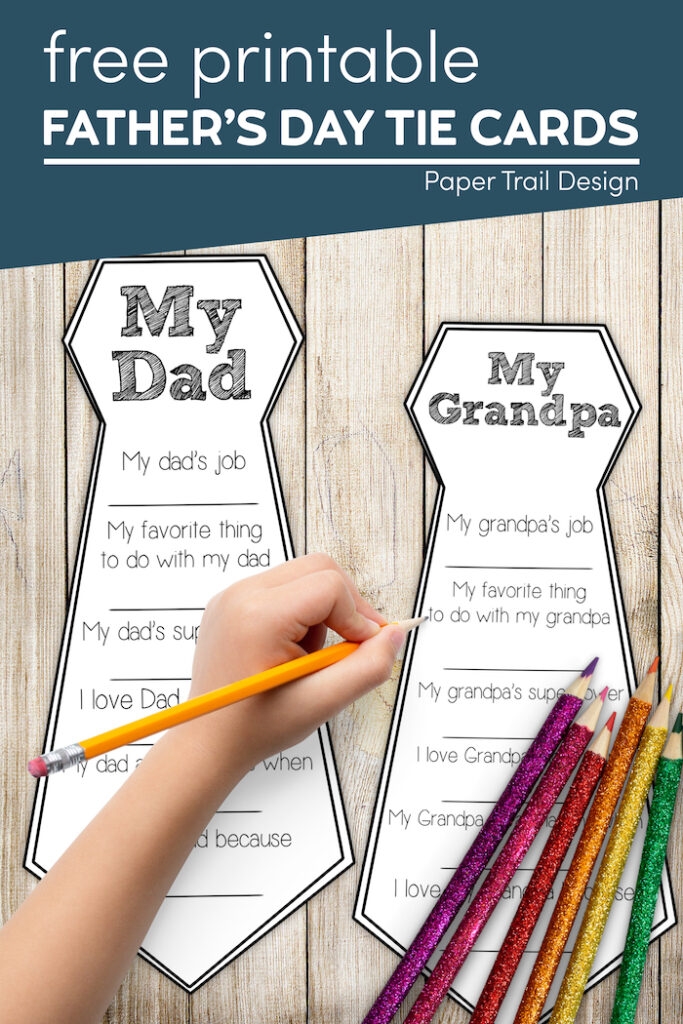 Father 39 s Day Free Printable Cards Paper Trail Design