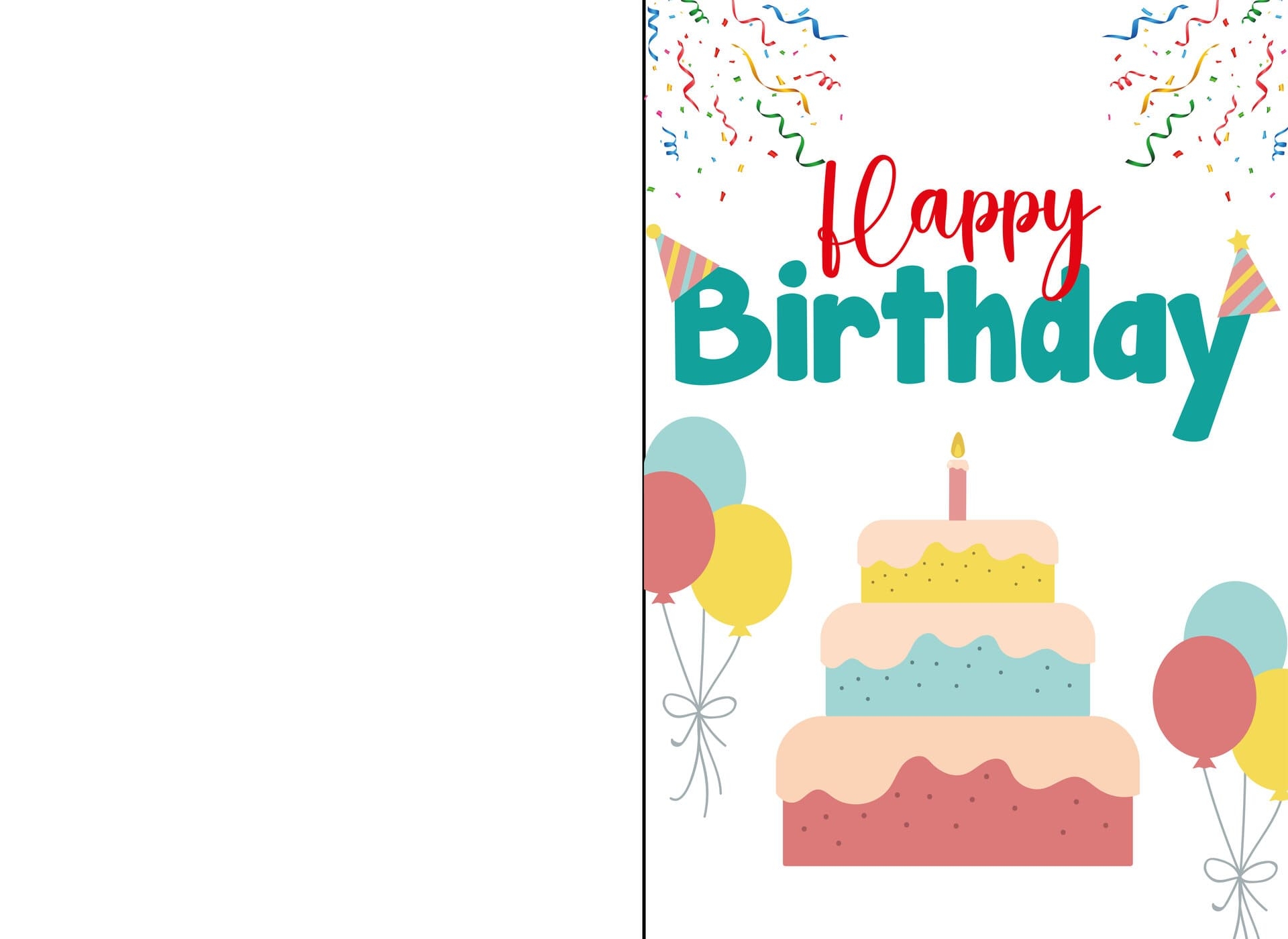 Folding Birthday Cards 10 Free PDF Printables Printablee Folding Birthday Cards 10 Free PDF Printables Printablee