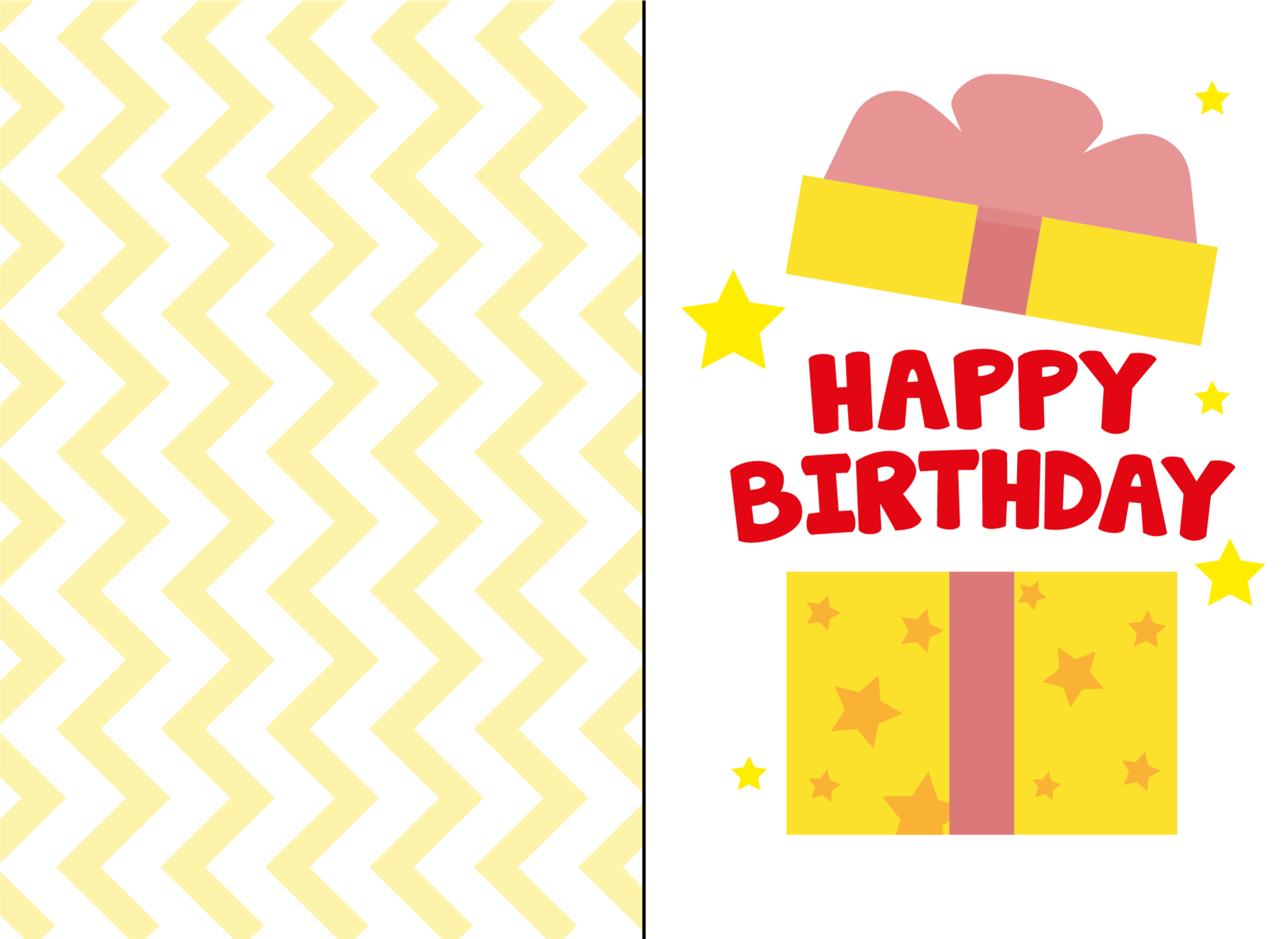 Folding Birthday Cards 10 Free PDF Printables Printablee