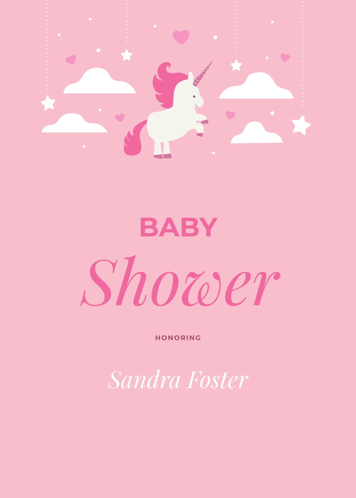Free Baby Shower Card Template To Edit Online