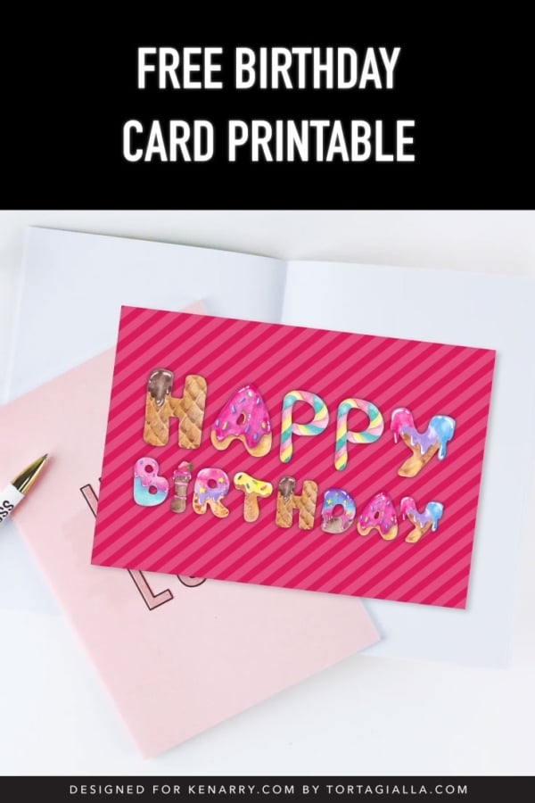 Free Birthday Card Printable Ideas For The Home