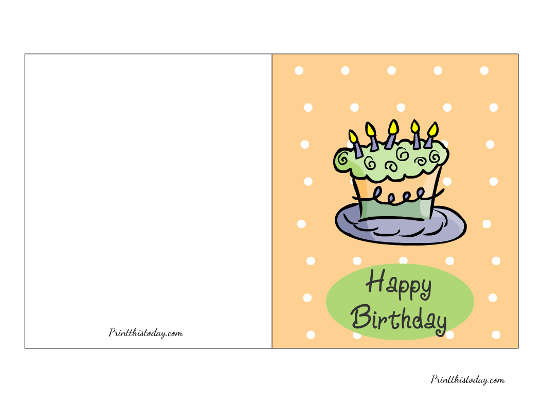 Free Printable 5th Birthday Cards