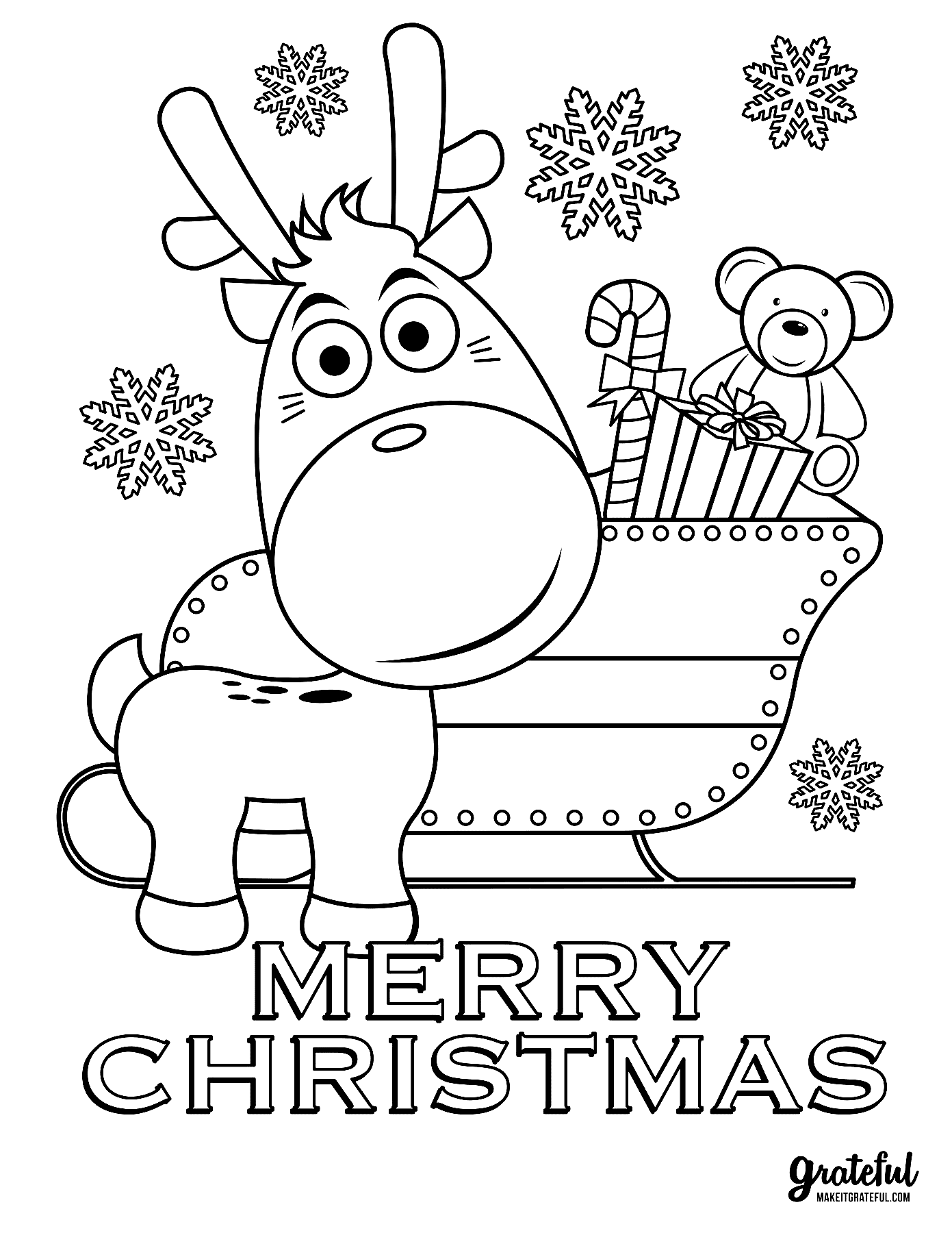 Free Printable Christmas Card Coloring Page Free Printable Coloring Pages