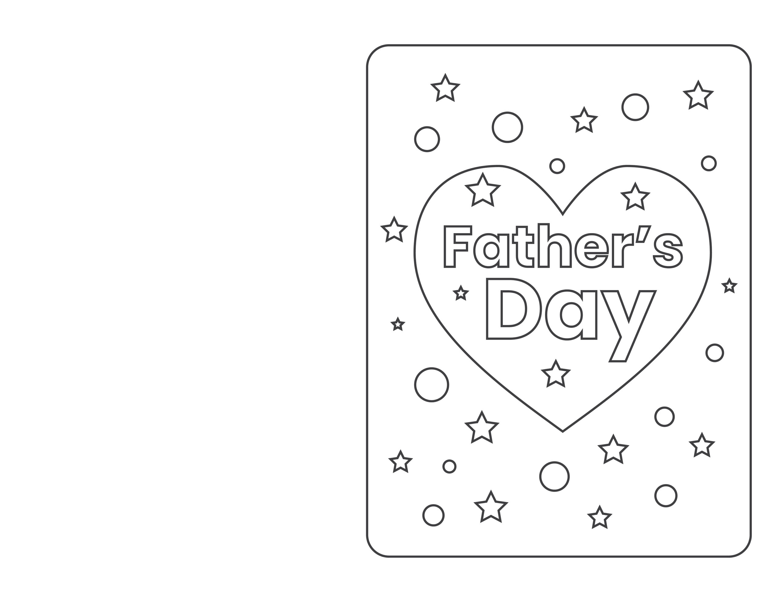 Free Printable Father 39 s Day Cards For Kids To Color Happy Toddler 