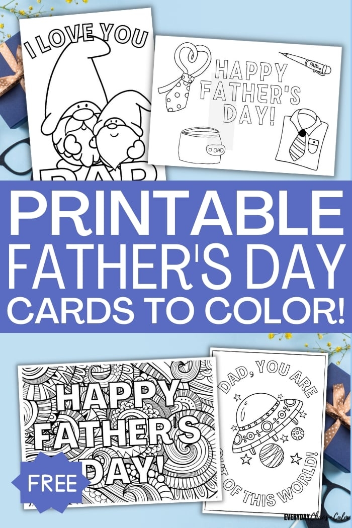 Free Printable Father 39 s Day Cards To Color