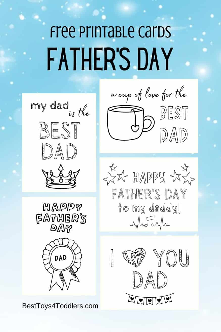 FREE PRINTABLE FATHER S DAY CARDS Best Toys 4 Toddlers