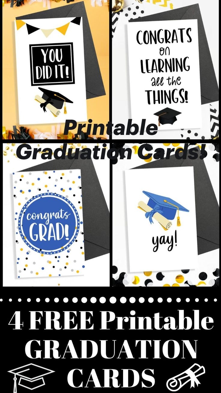 Graduation Cards Free Printable Web These Free Printable Graduation 