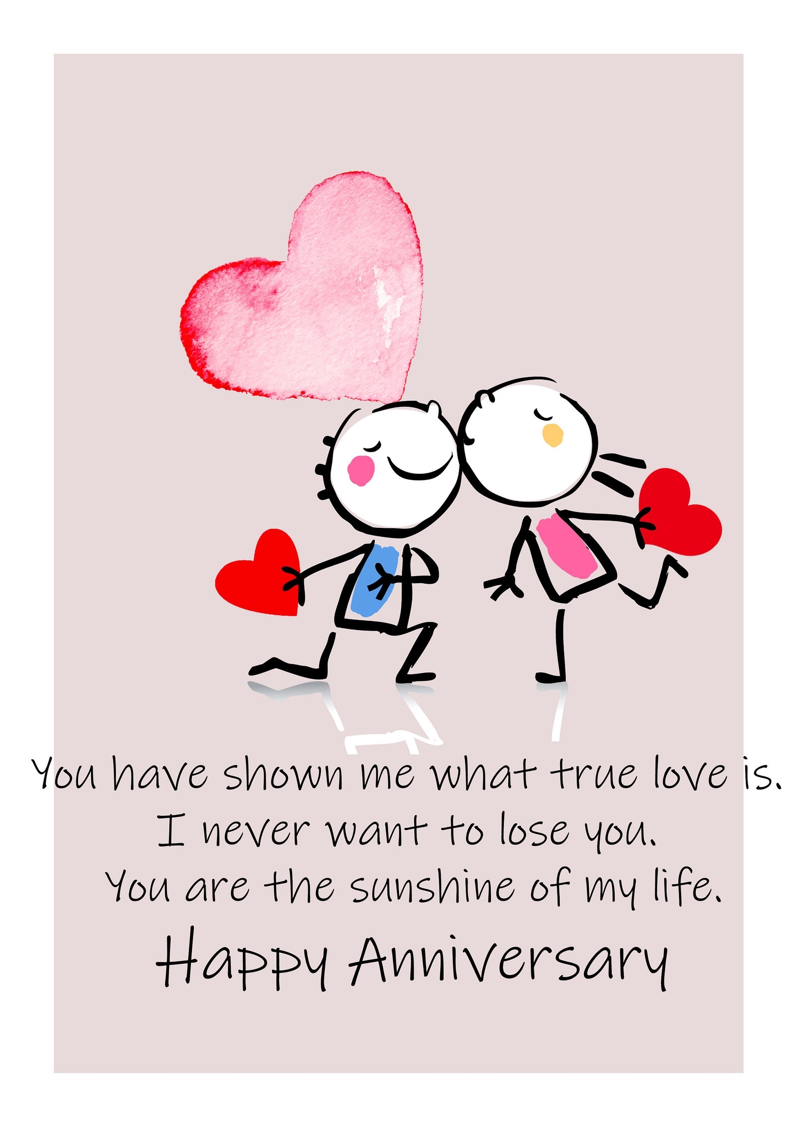 Happy Anniversary Printable Card Happy Anniversary Printable Card