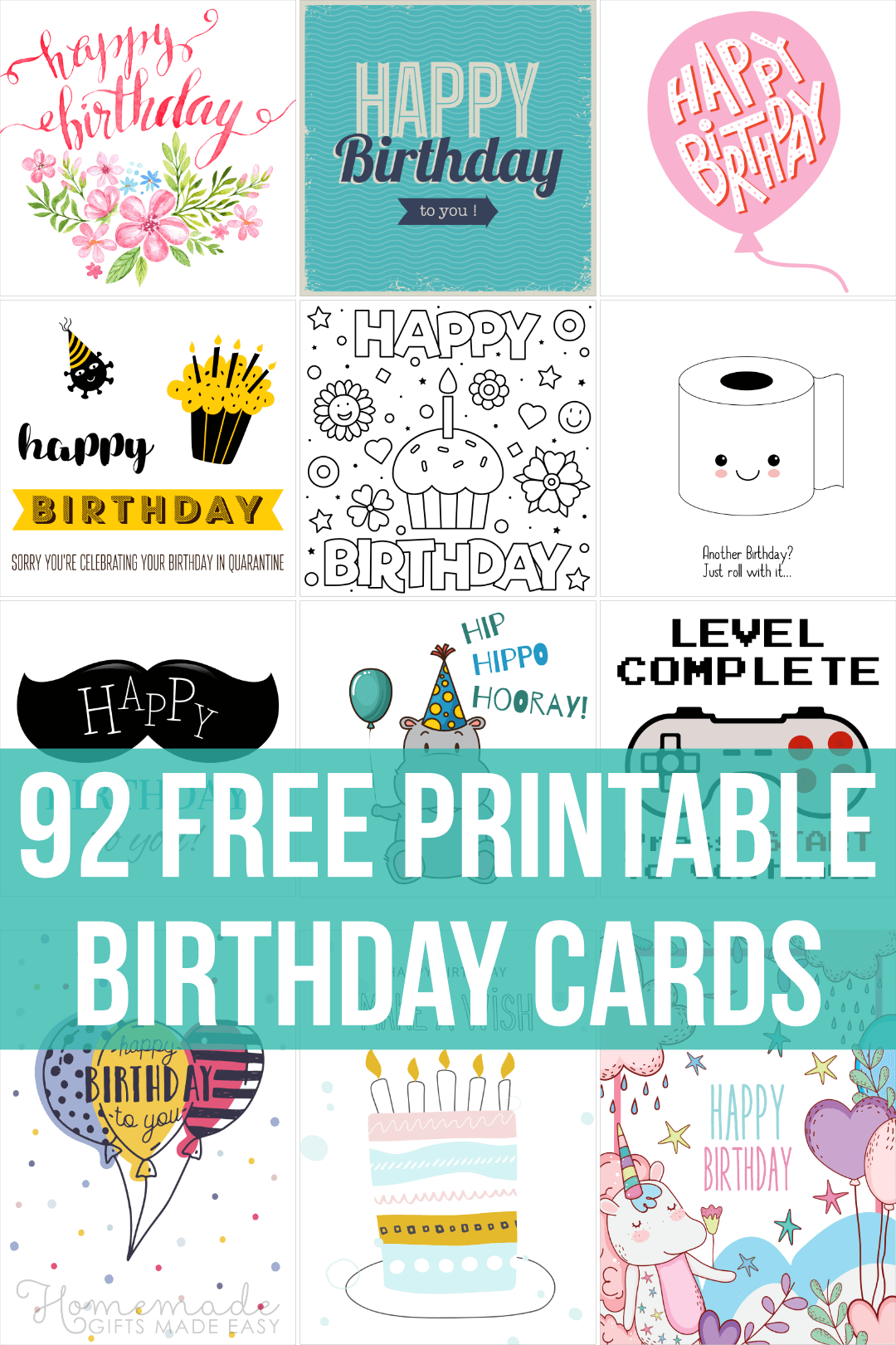 Happy Birthday Cards Printable Free For Kids