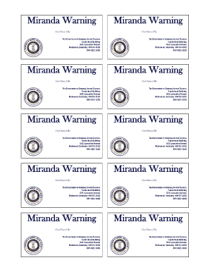 Miranda Rights Complete With Ease AirSlate SignNow Miranda Rights Complete With Ease AirSlate SignNow