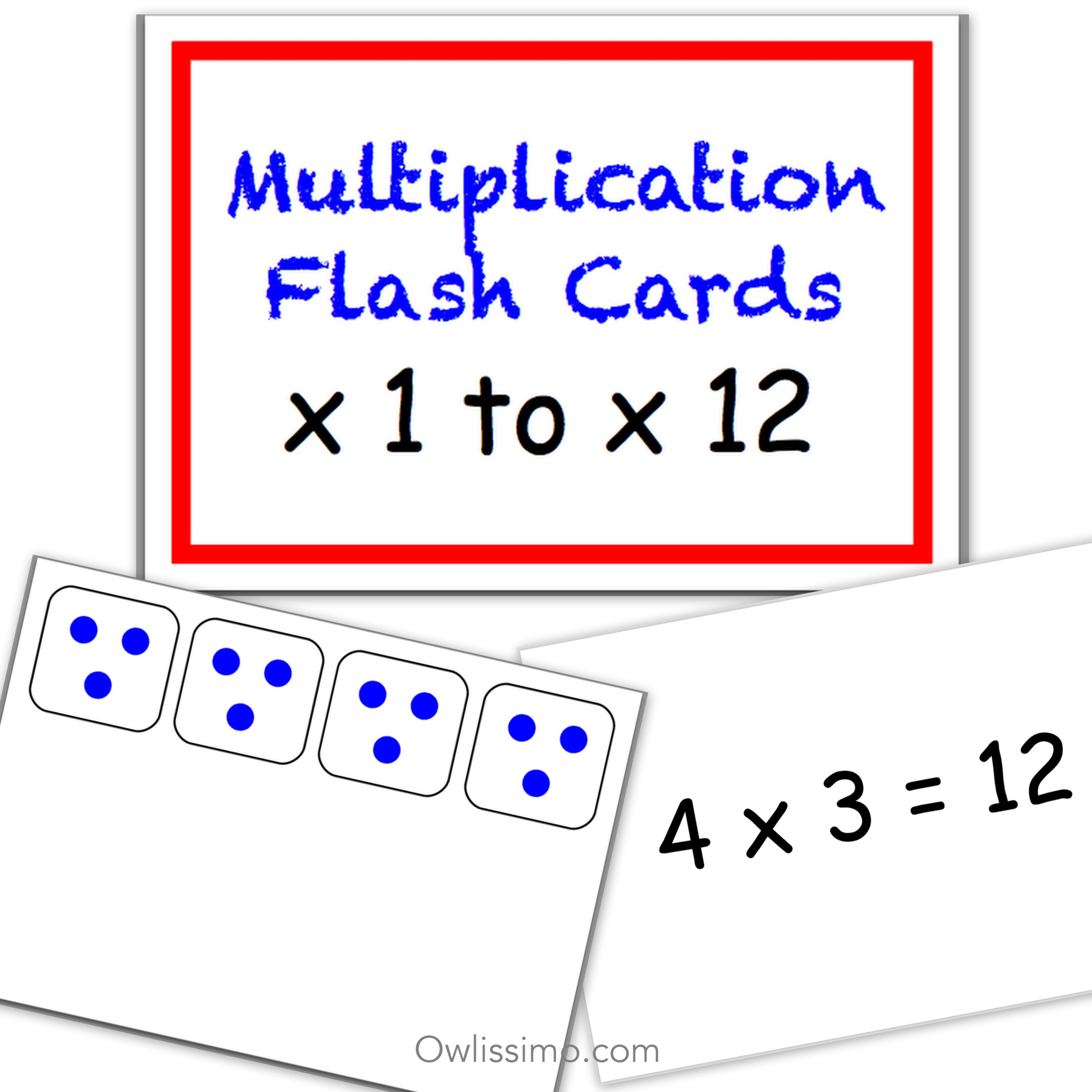 Multiplication Flashcards Printable Flashcards Mathematics Cards Bilarasa