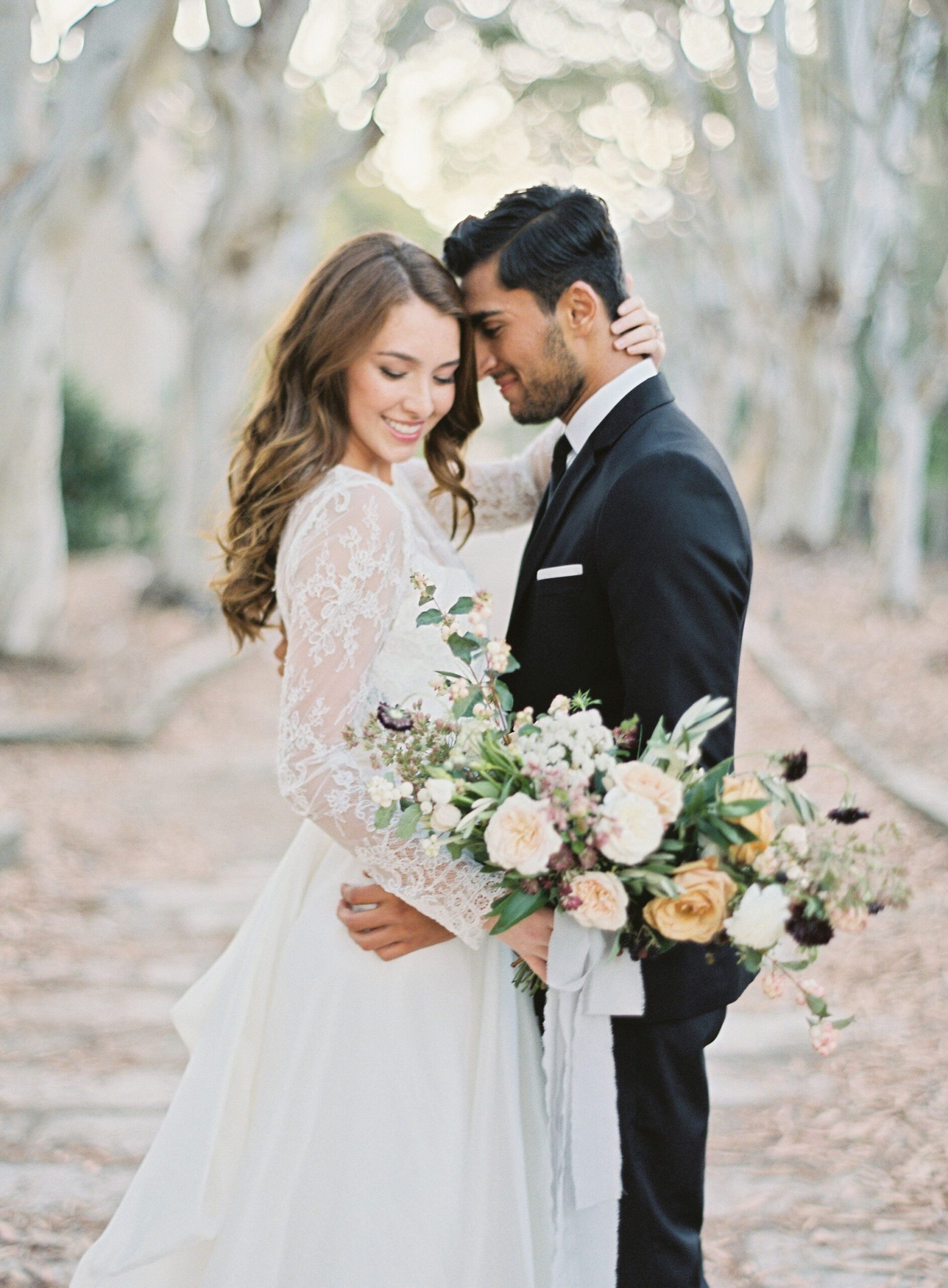 Old World Romance Wedding Inspiration Once Wed Winter Wedding 