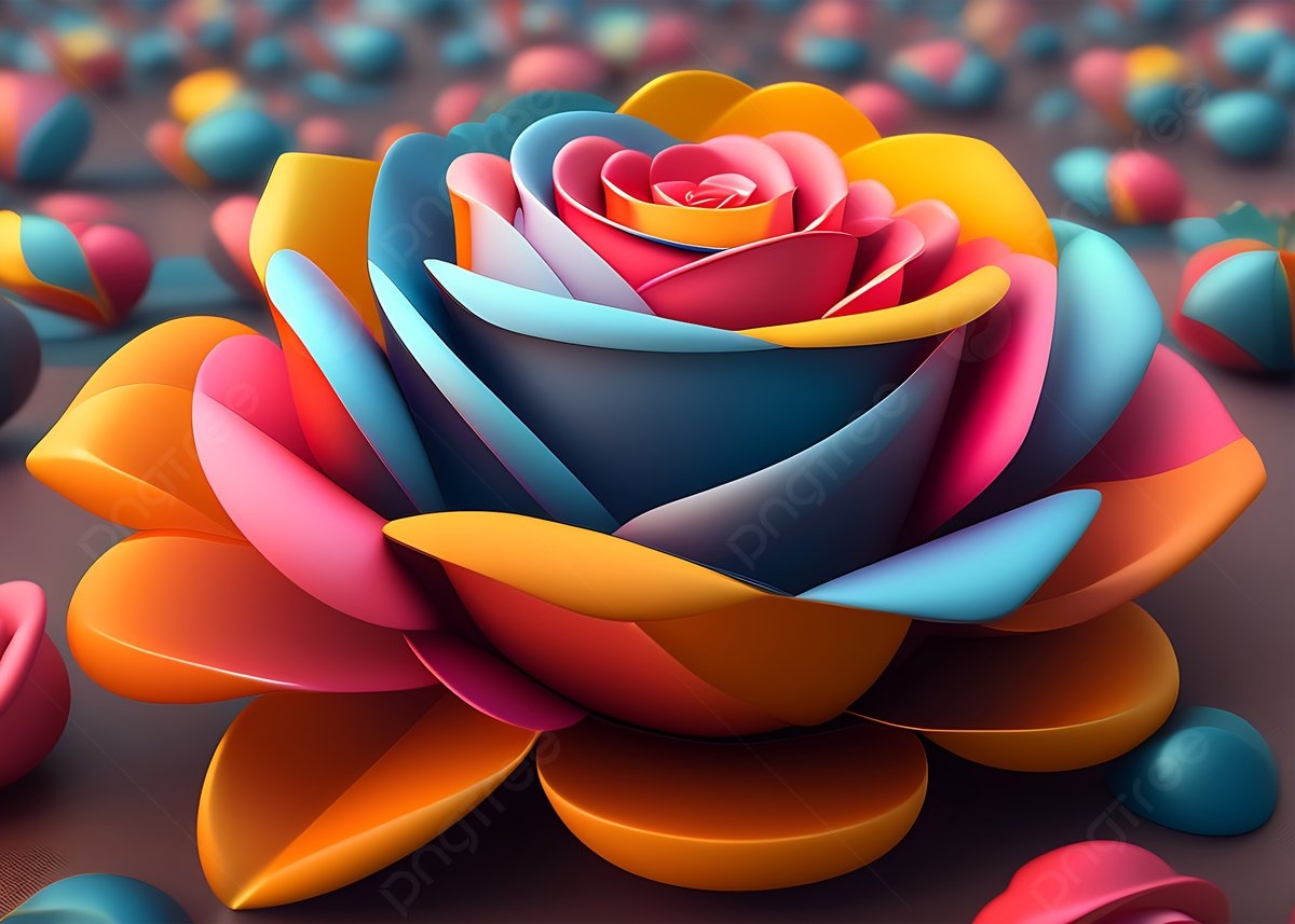 Pictures Of 3D Flower At David Delarosa Blog