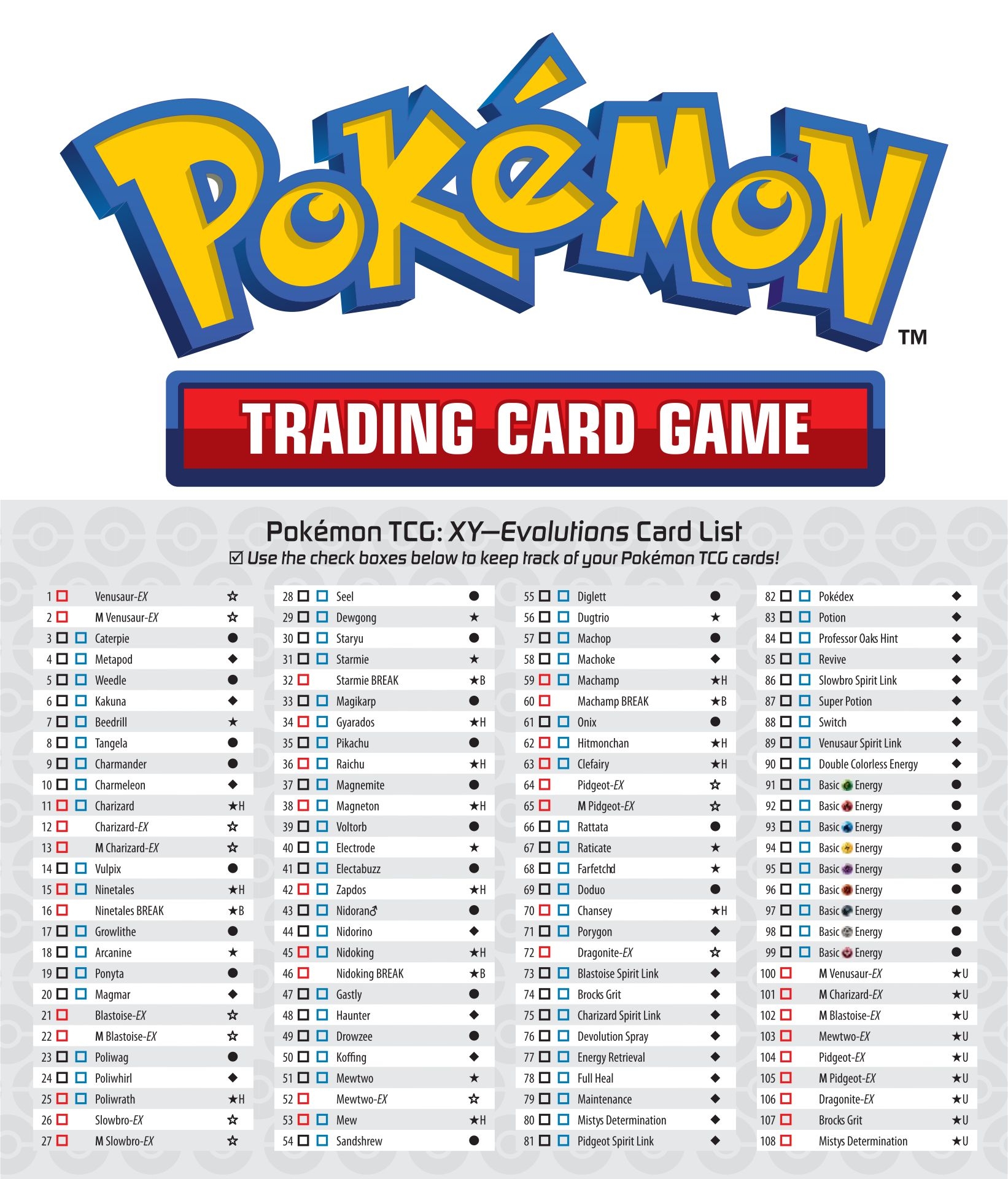 Pokemon Card Checklist 10 Free PDF Printables Printablee Pokemon Card Checklist 10 Free PDF Printables Printablee
