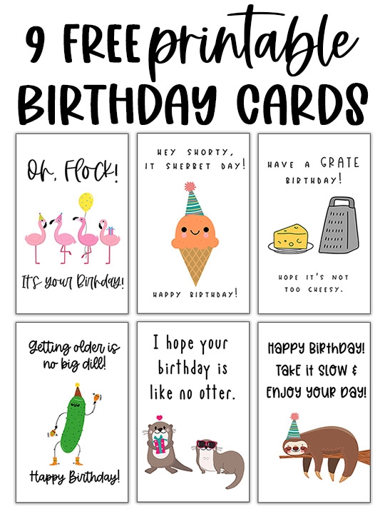 Printable Funny Birthday Card