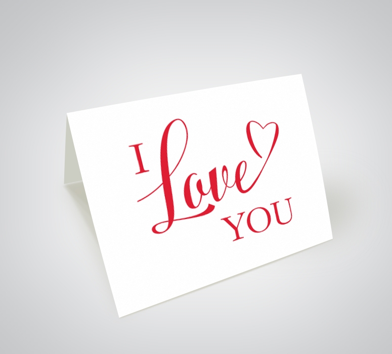 Printable I Love You Card Inkling Creative