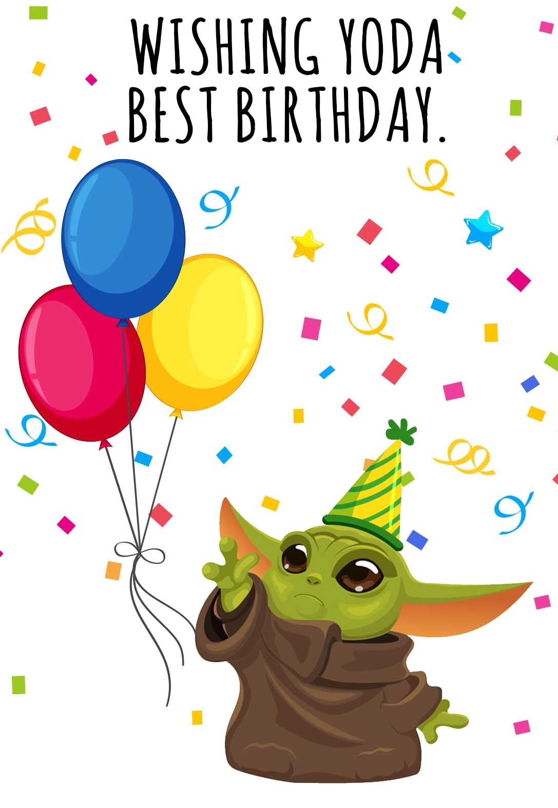 The Best Star Wars Printable Birthday Cards free PRINTBIRTHDAY CARDS