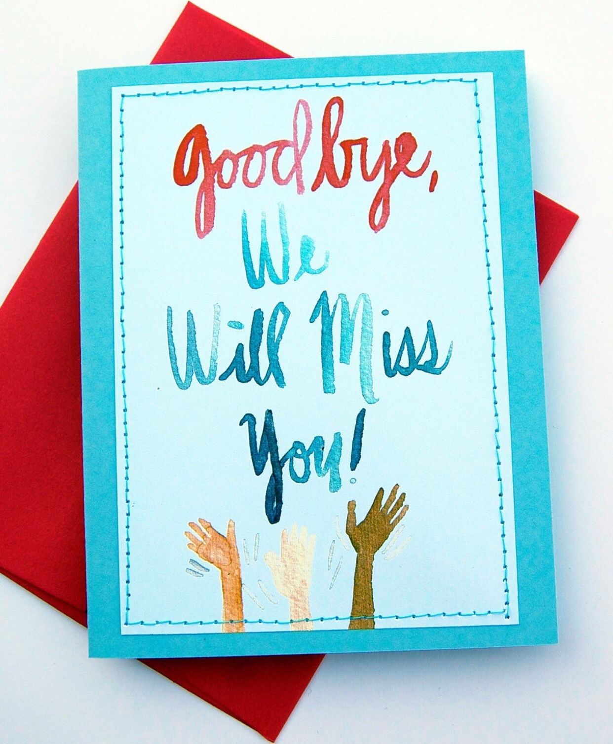 We Will Miss You Card Free Printable