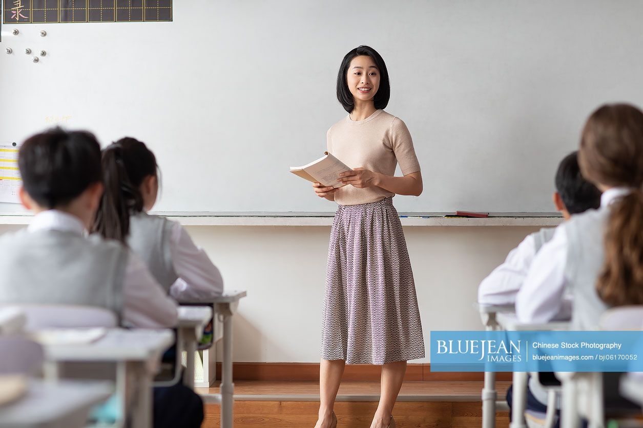 Young Chinese Teacher Teaching A Class High res Stock Photo For Download